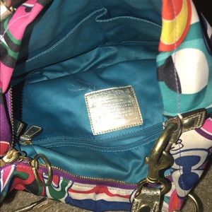 Multicolored Coach Purse
